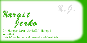 margit jerko business card